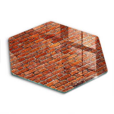 Tabla de cortar de vidrio Muro de pared de ladrillo