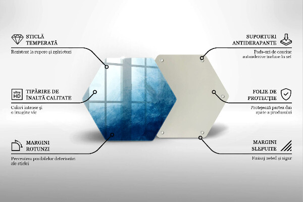 Tabla de cortar de vidrio Fondo abstracto