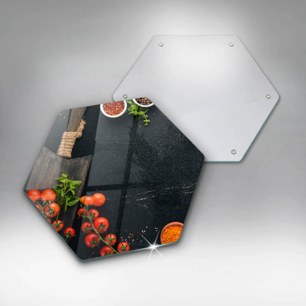 Tabla de cortar de vidrio Tomates cherry