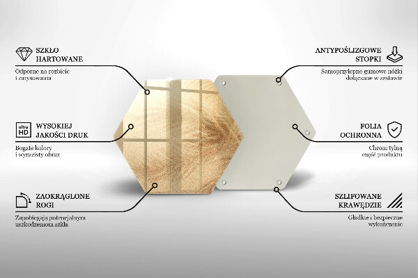 Tabla de cortar de vidrio Vacaciones de arena en la playa