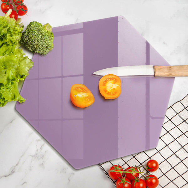 Tabla de cortar de vidrio Color violeta