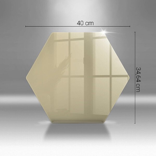 Tabla de cortar de vidrio Color beige