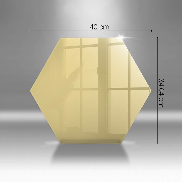 Tabla de cortar de vidrio Amarillo