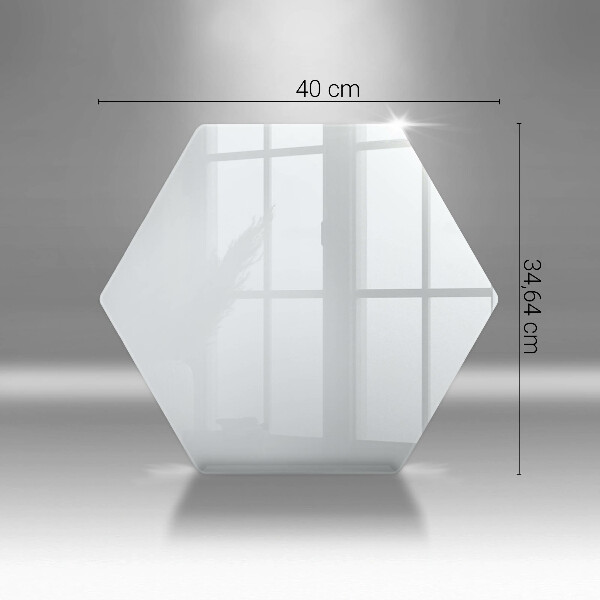 Tabla de cortar de vidrio El color blanco