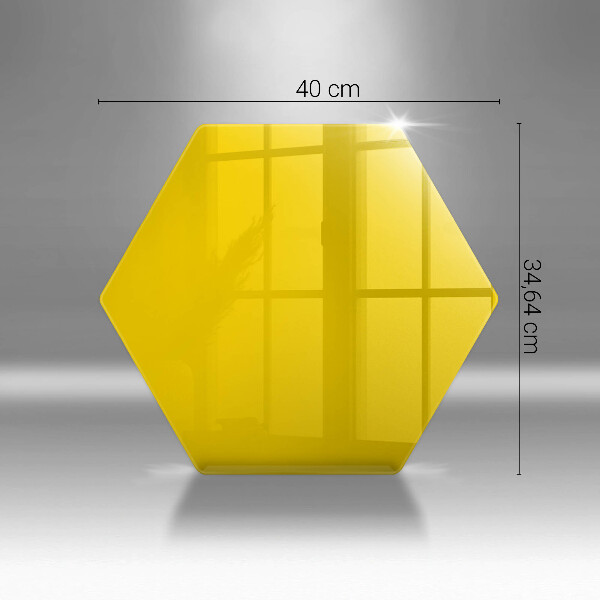 Tabla de cortar de vidrio Amarillo