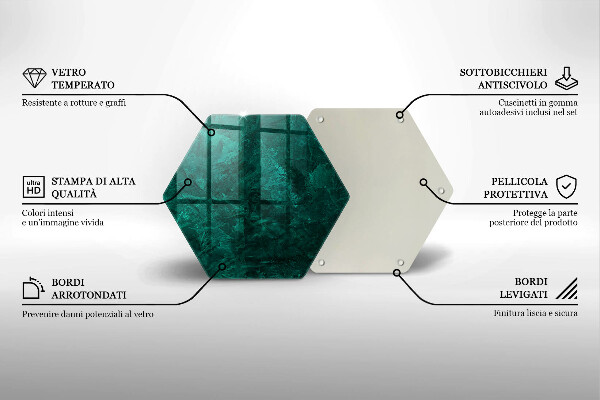 Tabla de cortar de vidrio Textura de fondo de piedra