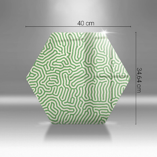 Tabla de cortar de vidrio Líneas abstractas