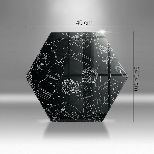 Tabla de cortar de vidrio Accesorios de cocina