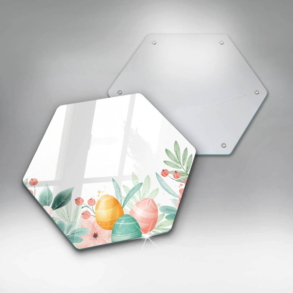 Tabla de cortar de vidrio Huevos de pascua