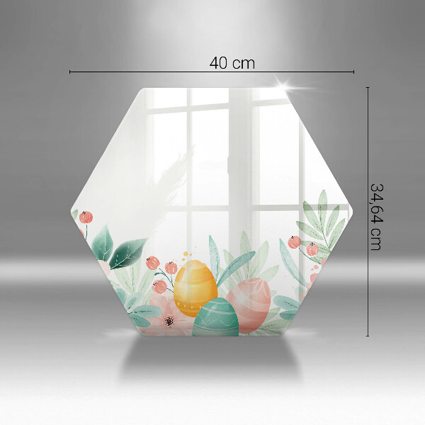 Tabla de cortar de vidrio Huevos de pascua