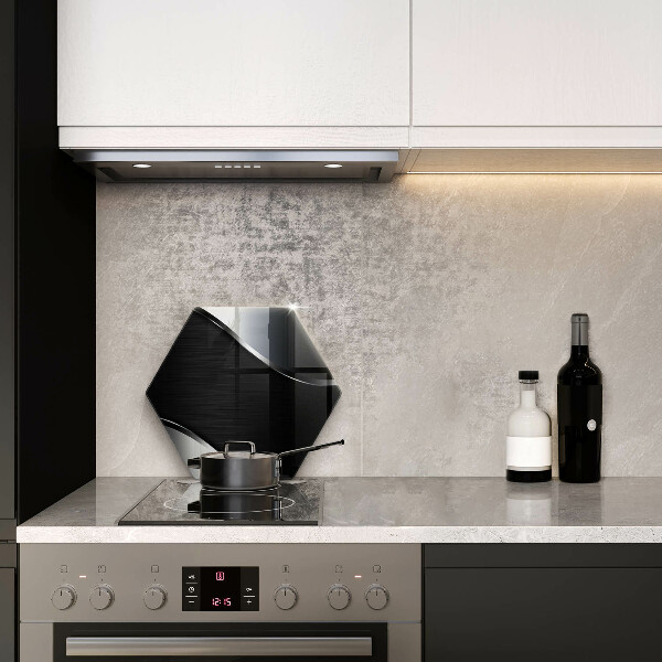 Tabla de cortar de vidrio Abstracción de metales