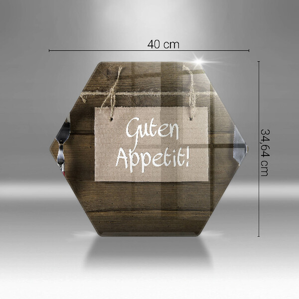 Tabla de cortar de vidrio Guten apetit