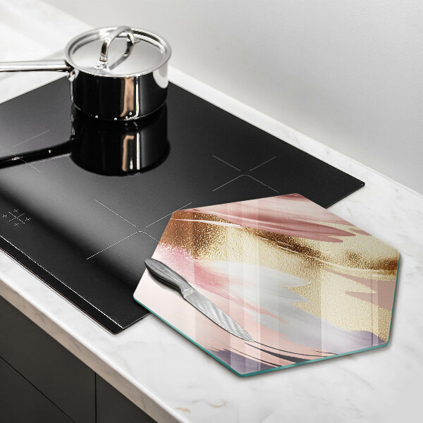 Tabla de cortar de vidrio Manchas pastel