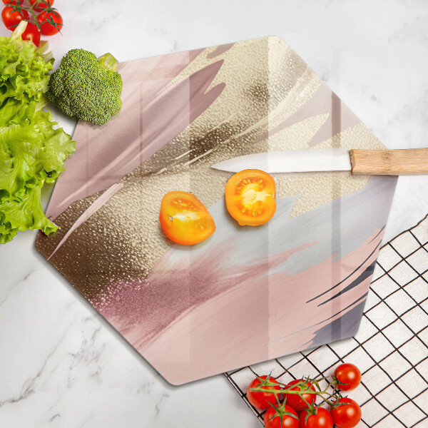 Tabla de cortar de vidrio Manchas pastel