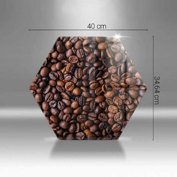 Tabla de cortar de vidrio Granos de café