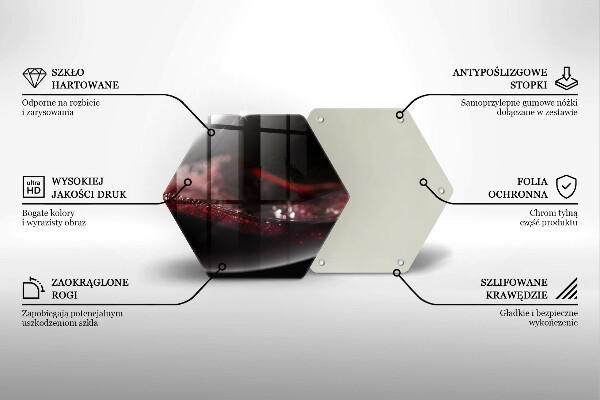 Tabla de cortar de vidrio Vino tinto en una copa