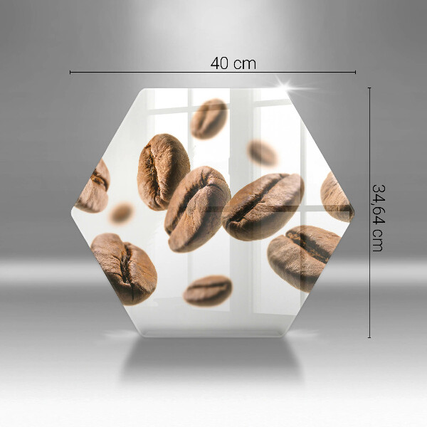 Tabla de cortar de vidrio Granos de café