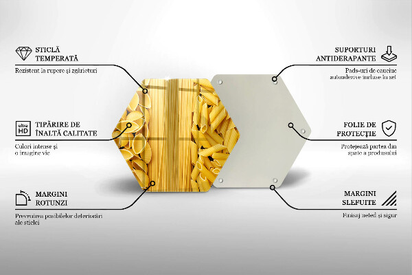 Tabla de cortar de vidrio Pasta