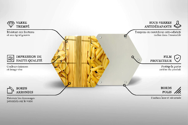 Tabla de cortar de vidrio Pasta
