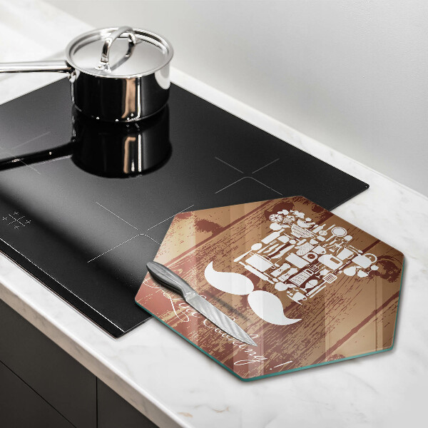 Tabla de cortar de vidrio I like cooking