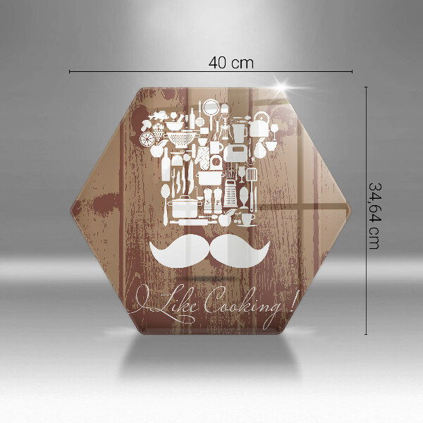 Tabla de cortar de vidrio I like cooking