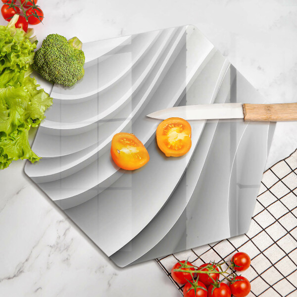 Tabla de cortar de vidrio Líneas geométricas