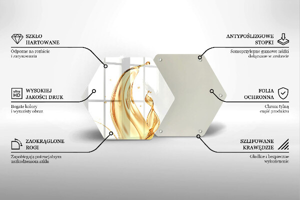 Tabla de cortar de vidrio Aceite de oliva