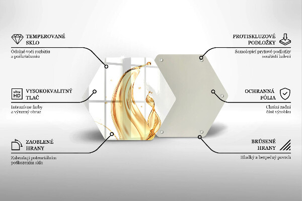 Tabla de cortar de vidrio Aceite de oliva
