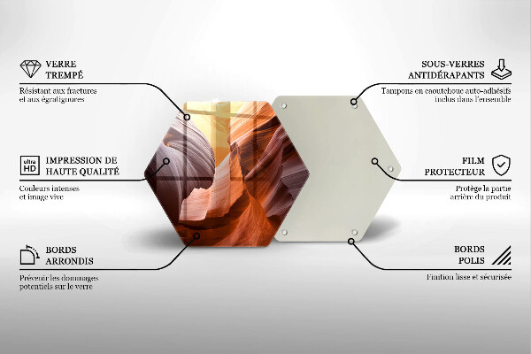 Tabla de cortar de vidrio Gran cañón