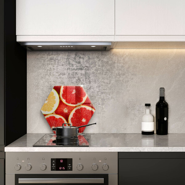 Tabla de cortar de vidrio Rodajas de pomelo