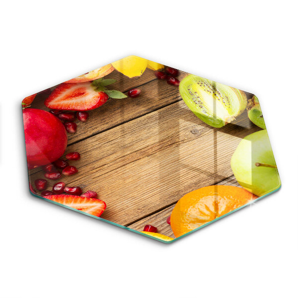 Tabla de cortar de vidrio Fruta fresca