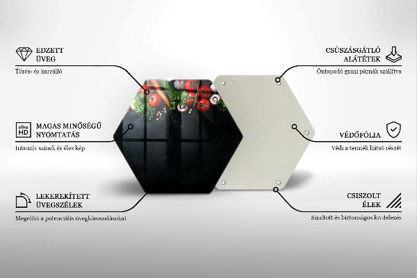 Tabla de cortar de vidrio Verduras coloridas