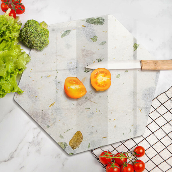 Tabla de cortar de vidrio Hojas cayendo