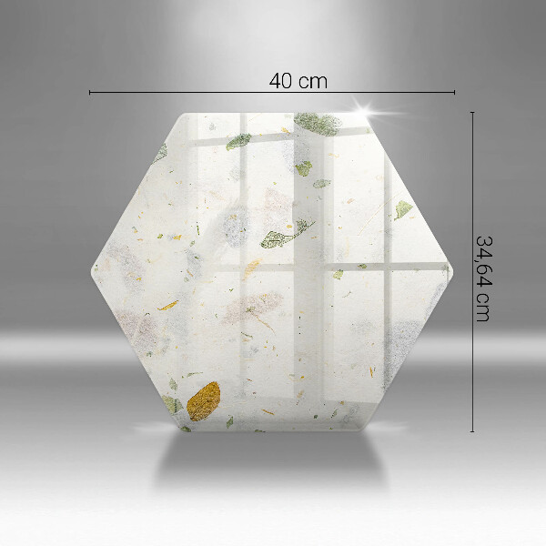 Tabla de cortar de vidrio Hojas cayendo