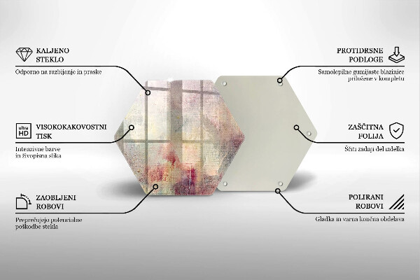 Tabla de cortar de vidrio Fondo de textura de pintura
