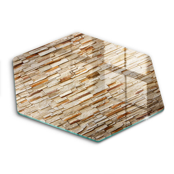 Tabla de cortar de vidrio Textura de piedras decorativas