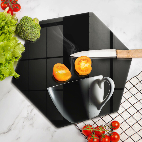 Tabla de cortar de vidrio Una taza de té