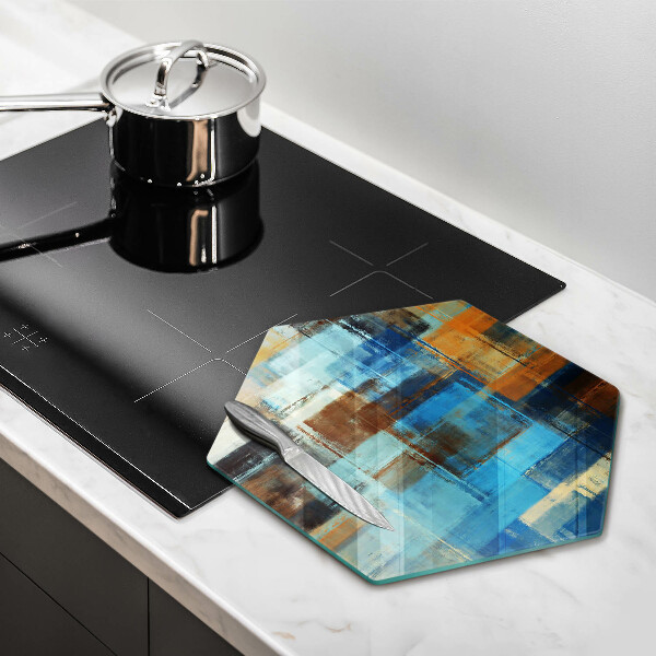 Tabla de cortar de vidrio Fondo pintado