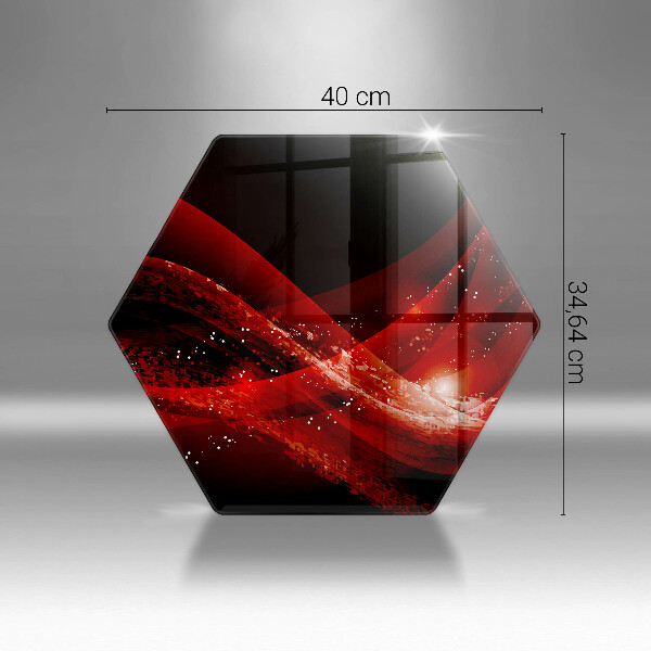 Tabla de cortar de vidrio Abstracción moderna