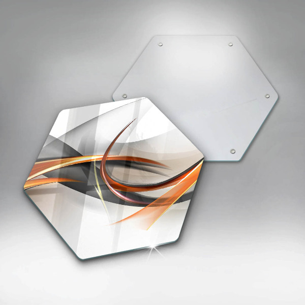 Tabla de cortar de vidrio Formas modernas