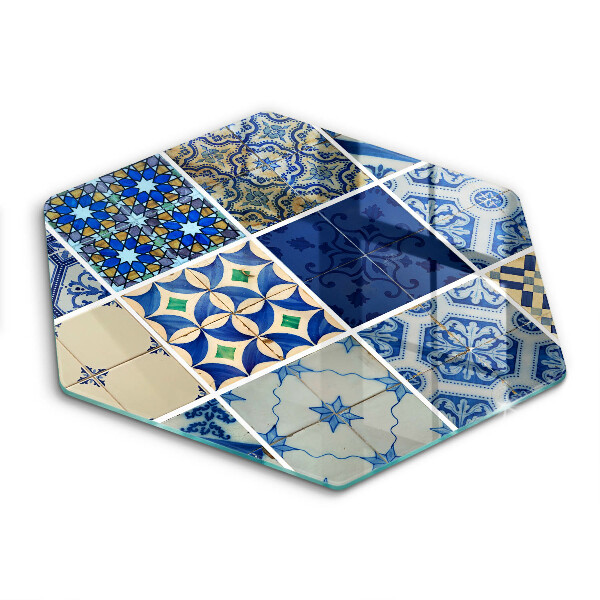 Tabla de cortar de vidrio Azulejos decorativos