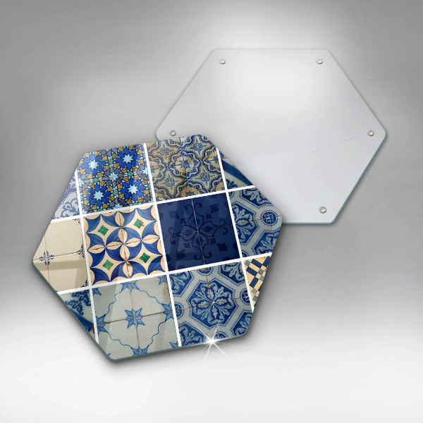 Tabla de cortar de vidrio Azulejos decorativos