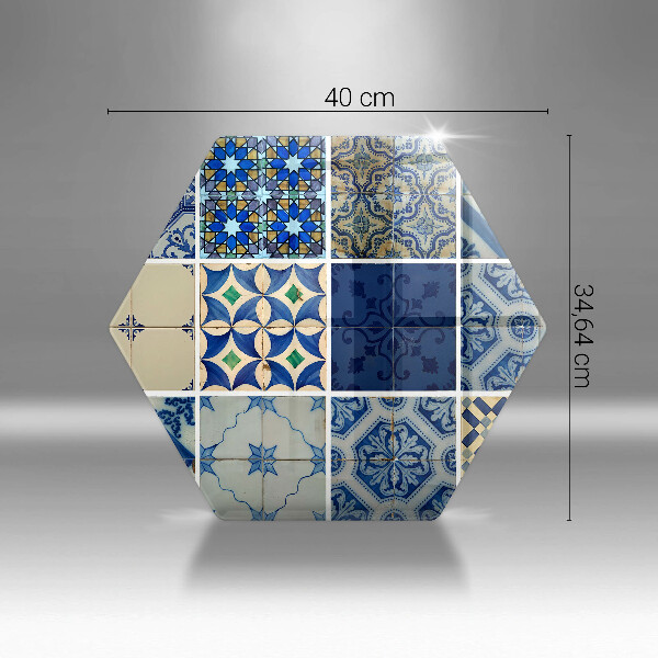 Tabla de cortar de vidrio Azulejos decorativos