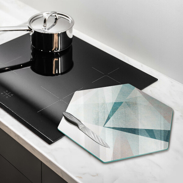 Tabla de cortar de vidrio Abstracción aguda