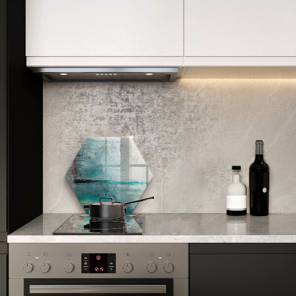 Tabla de cortar de vidrio Fondo de abstracción de pintura