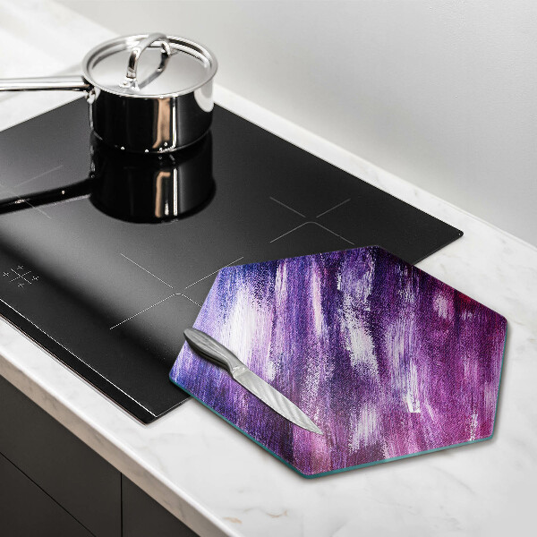 Tabla de cortar de vidrio Abstracción de pintura