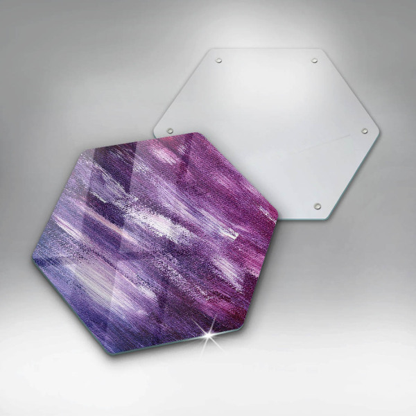 Tabla de cortar de vidrio Abstracción de pintura