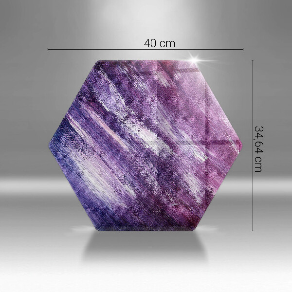 Tabla de cortar de vidrio Abstracción de pintura