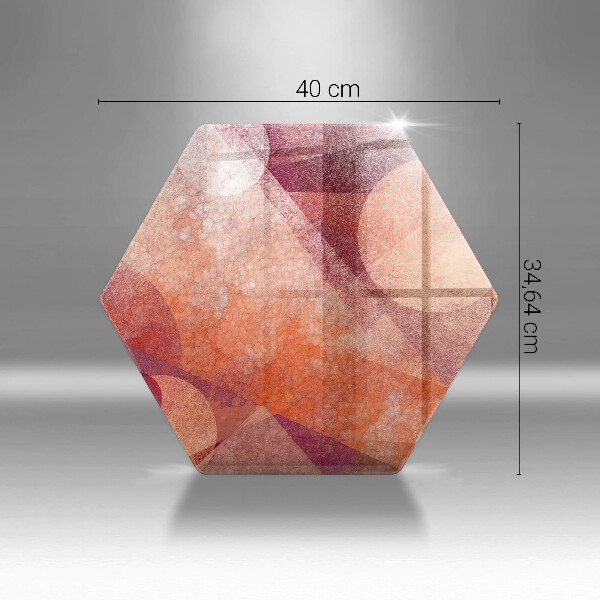 Tabla de cortar de vidrio Arte abstracto