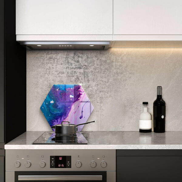 Tabla de cortar de vidrio Tintas de abstracción